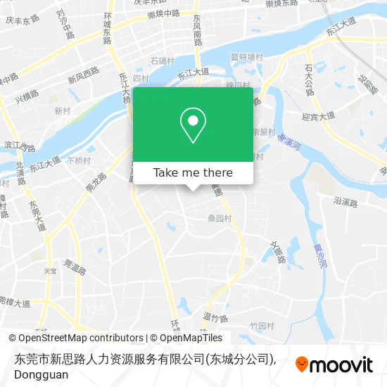东莞市新思路人力资源服务有限公司(东城分公司) map