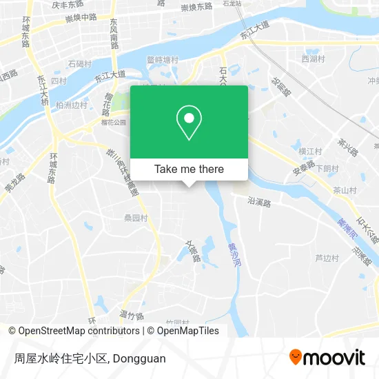 周屋水岭住宅小区 map