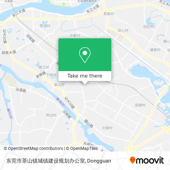 东莞市茶山镇城镇建设规划办公室 map