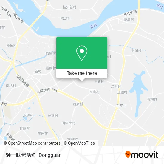 独一味烤活鱼 map