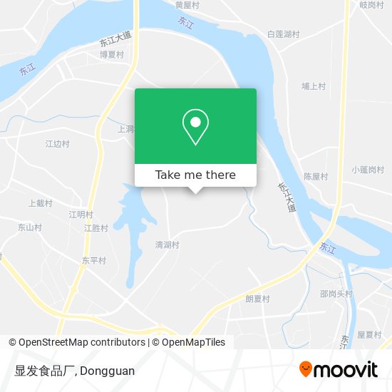 显发食品厂 map