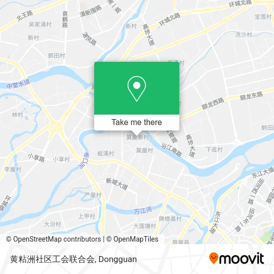 黄粘洲社区工会联合会 map