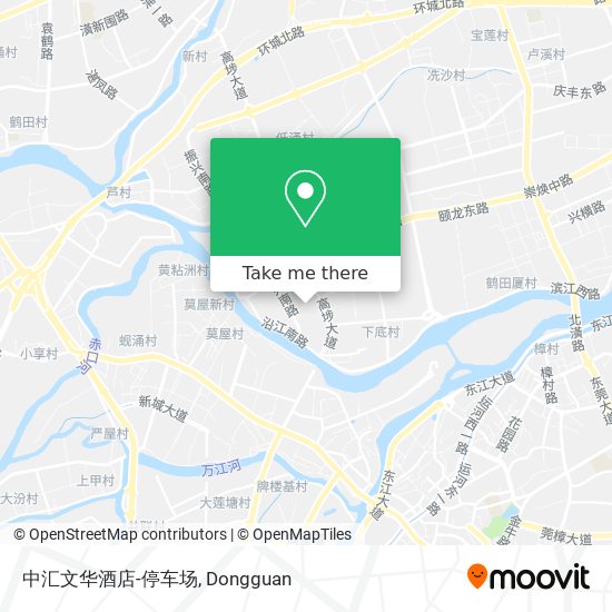 中汇文华酒店-停车场 map