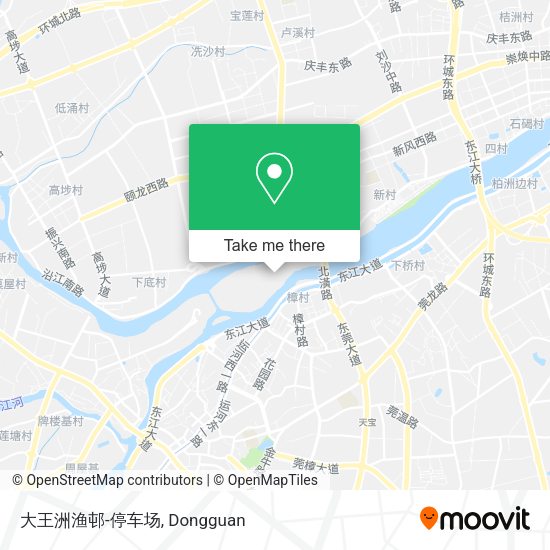 大王洲渔邨-停车场 map