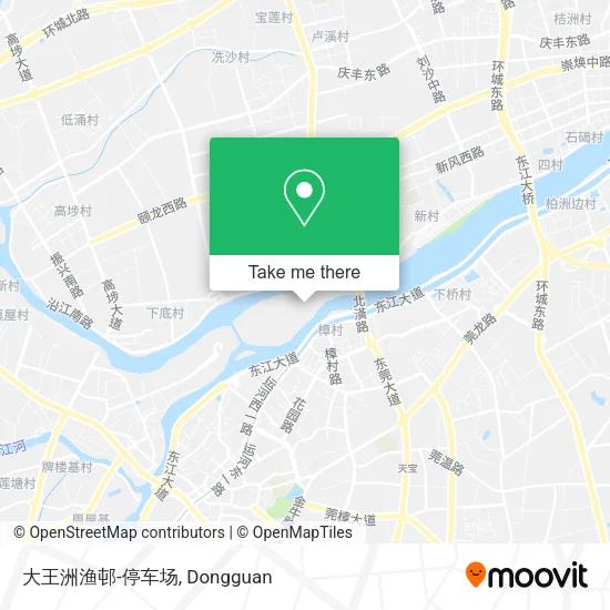 大王洲渔邨-停车场 map