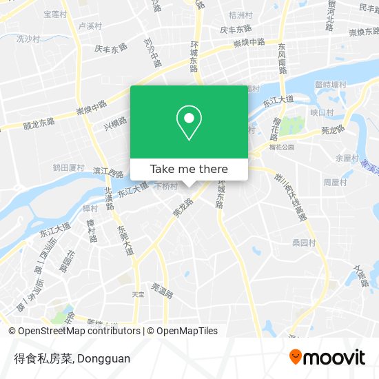 得食私房菜 map