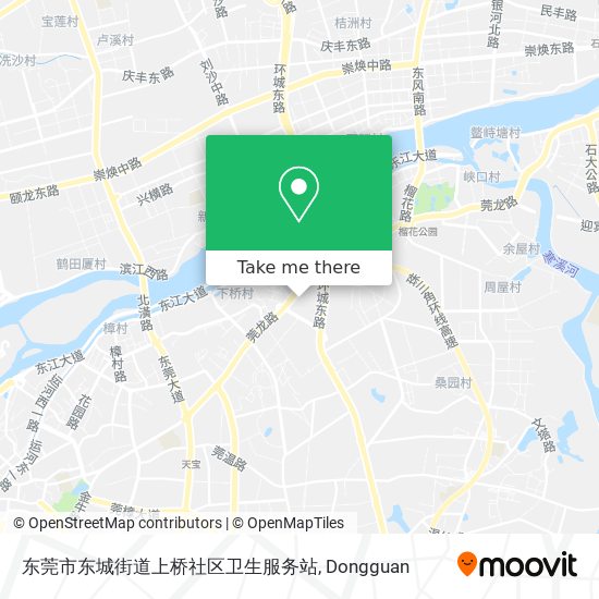 东莞市东城街道上桥社区卫生服务站 map