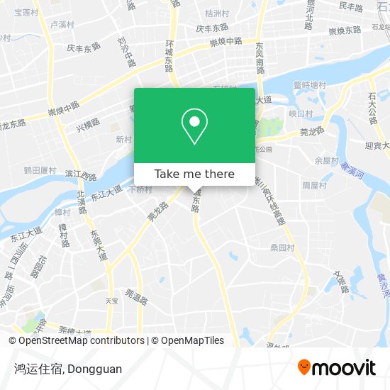 鸿运住宿 map