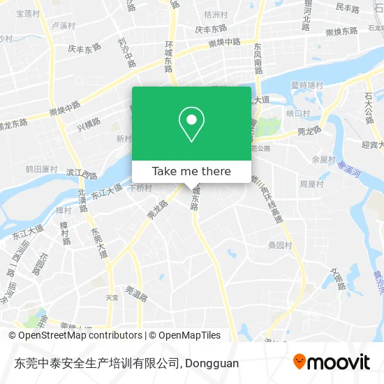 东莞中泰安全生产培训有限公司 map