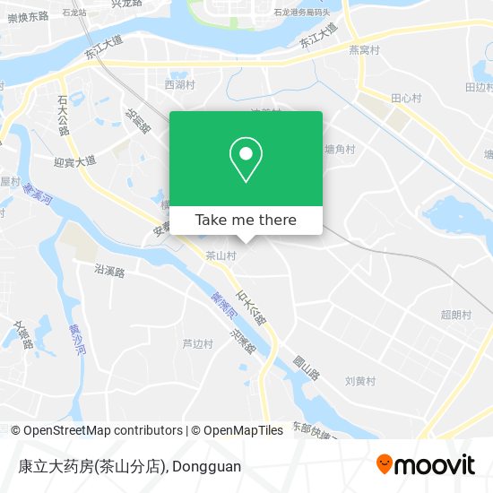康立大药房(茶山分店) map