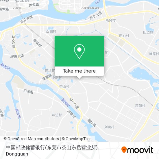 中国邮政储蓄银行(东莞市茶山东岳营业所) map