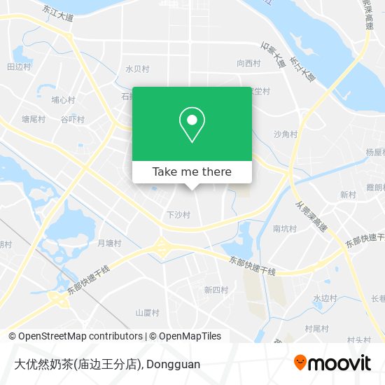 大优然奶茶(庙边王分店) map