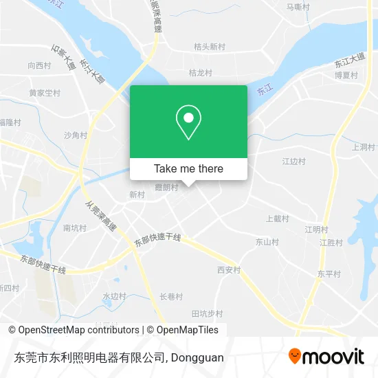 东莞市东利照明电器有限公司 map