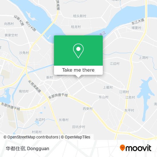 华都住宿 map