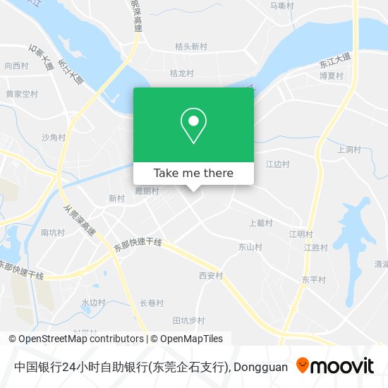 中国银行24小时自助银行(东莞企石支行) map