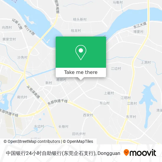 中国银行24小时自助银行(东莞企石支行) map