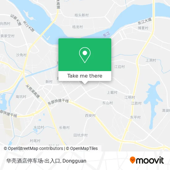 华亮酒店停车场-出入口 map