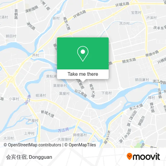 会宾住宿 map