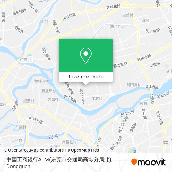 中国工商银行ATM(东莞市交通局高埗分局北) map