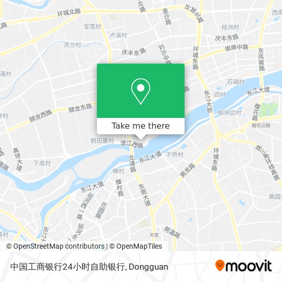 中国工商银行24小时自助银行 map