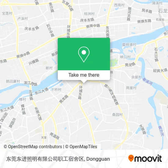 东莞东进照明有限公司职工宿舍区 map