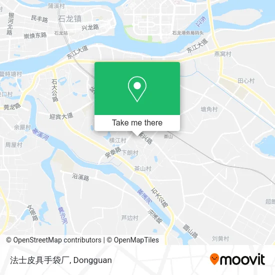 法士皮具手袋厂 map