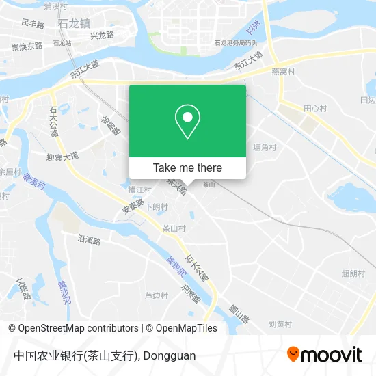 中国农业银行(茶山支行) map