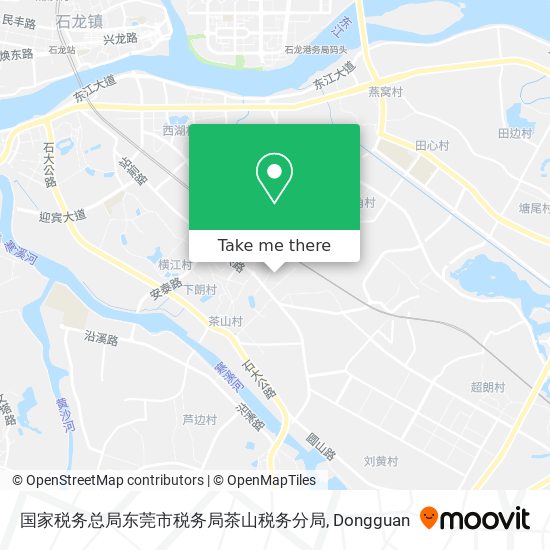 国家税务总局东莞市税务局茶山税务分局 map