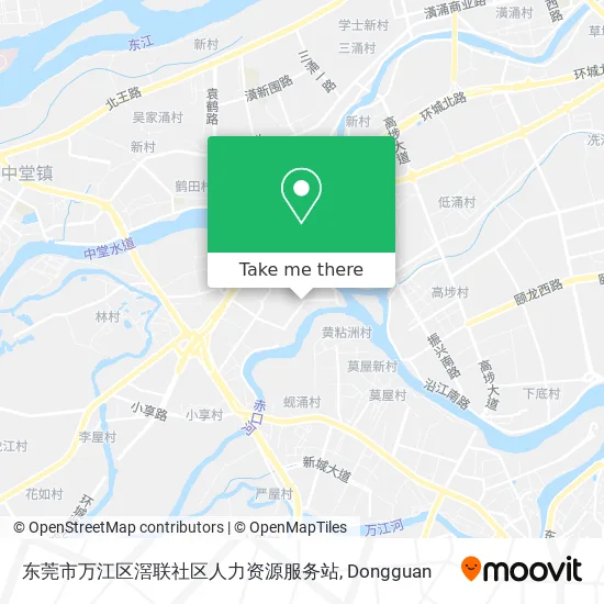 东莞市万江区滘联社区人力资源服务站 map