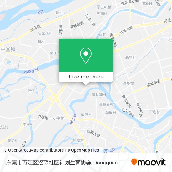 东莞市万江区滘联社区计划生育协会 map