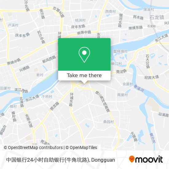 中国银行24小时自助银行(牛角坑路) map