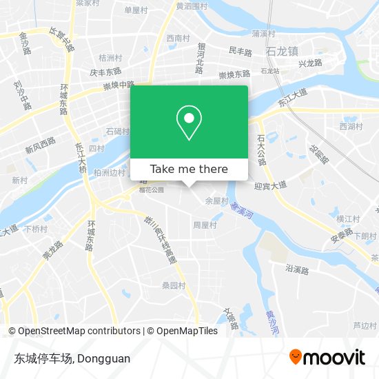 东城停车场 map