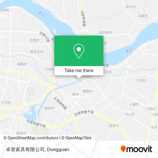 卓誉家具有限公司 map