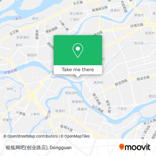 银狐网吧(创业路店) map