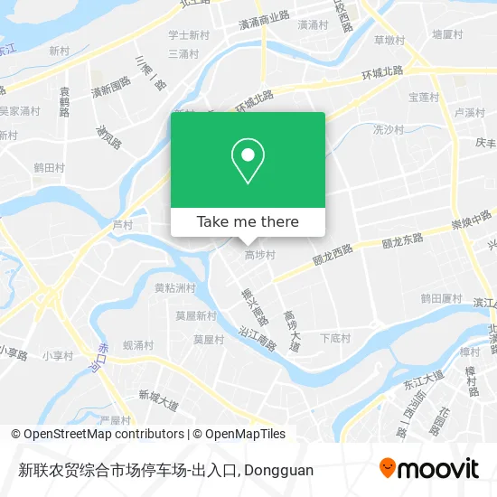 新联农贸综合市场停车场-出入口 map