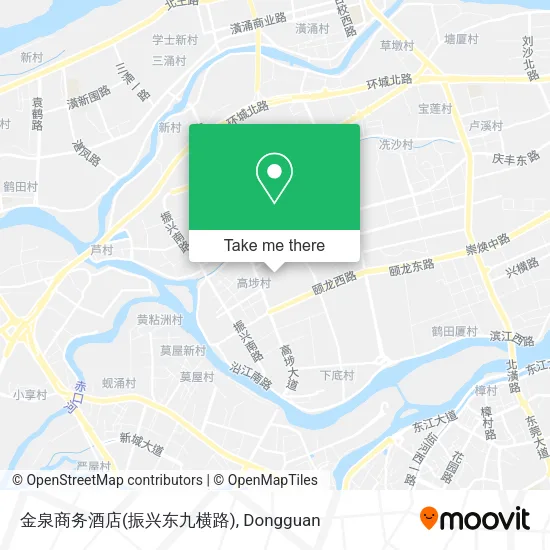 金泉商务酒店(振兴东九横路) map