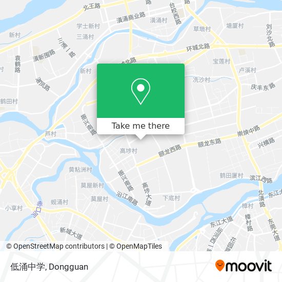 低涌中学 map