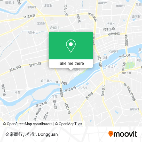 金豪商行步行街 map