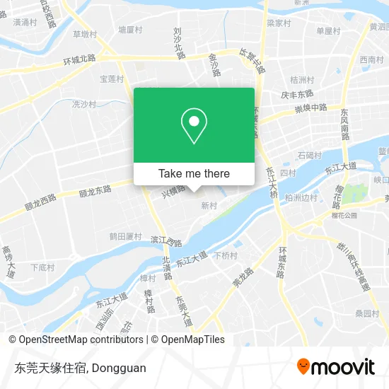 东莞天缘住宿 map