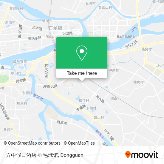 方中假日酒店-羽毛球馆 map