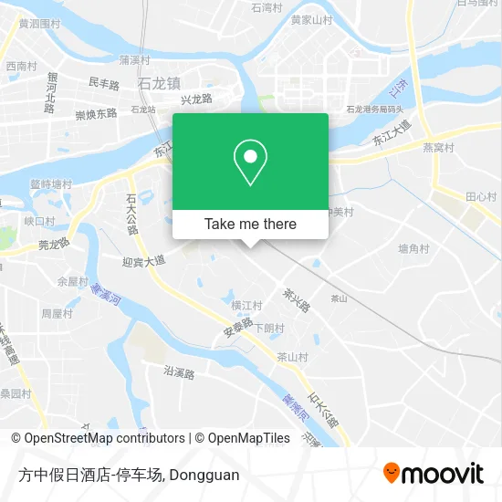 方中假日酒店-停车场 map