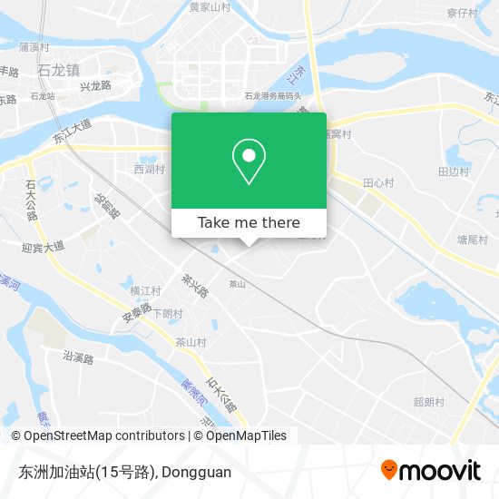 东洲加油站(15号路) map