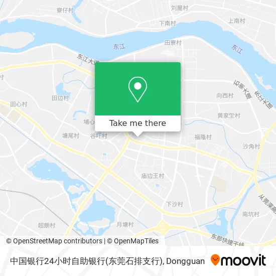 中国银行24小时自助银行(东莞石排支行) map