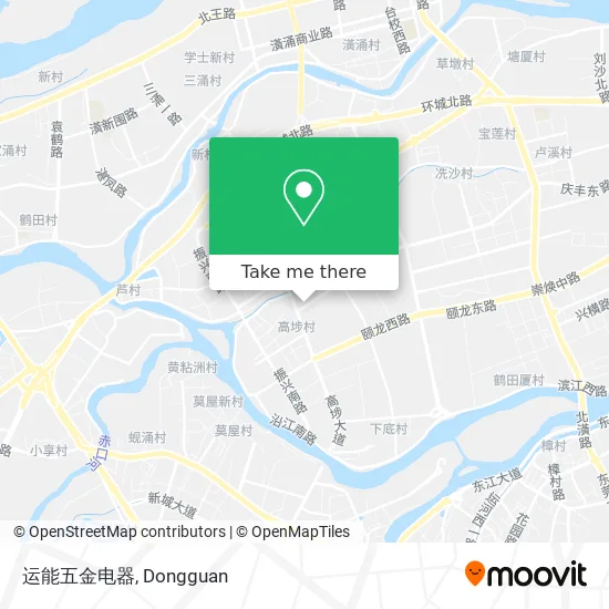 运能五金电器 map