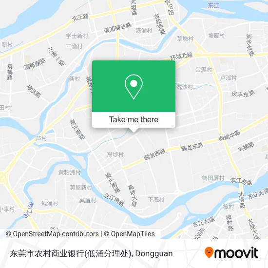 东莞市农村商业银行(低涌分理处) map