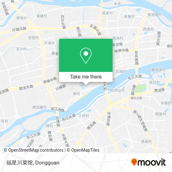 福星川菜馆 map