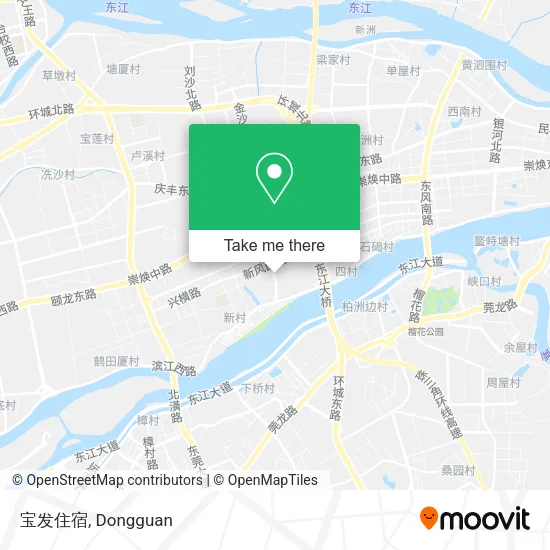 宝发住宿 map