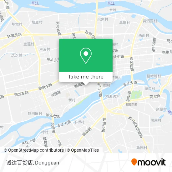 诚达百货店 map