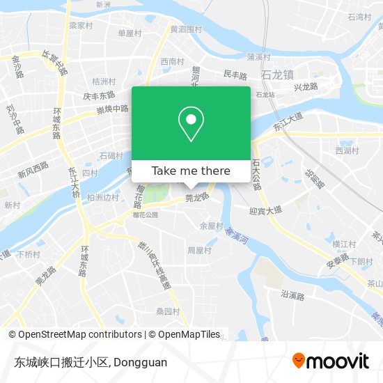 东城峡口搬迁小区 map