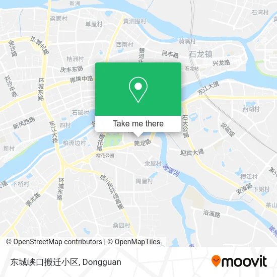东城峡口搬迁小区 map